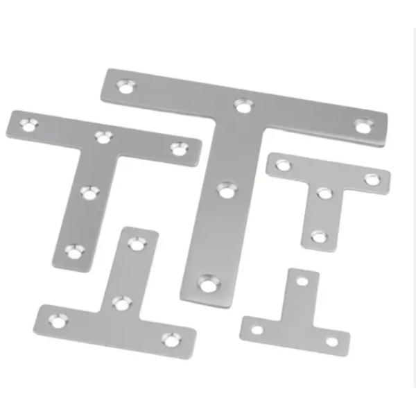 Wall Mounting Stainless Steel Aluminum Corner Bracket High Strength Custom