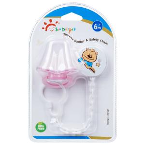 Cheap Breastfed Baby Girl Soft Pacifier Silicone Baby Soother wholesale