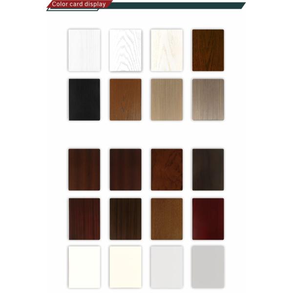 Single Interior PVC Wooden Doors PU Painting Solid Wood Entry Door 45mm Thick