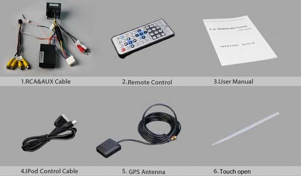 Car gps navigation for Toyota Land Cruiser 2003-2010 with China dealer DVD media player entertainment system OCB-6229