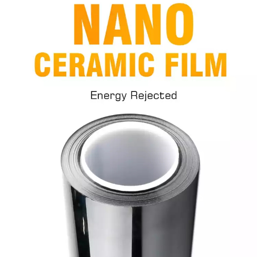Heat Resistance Auto Glass Protection Film Nano Hybrid Carbon Enhanced For Lasting True Black Hue / Clear Signals