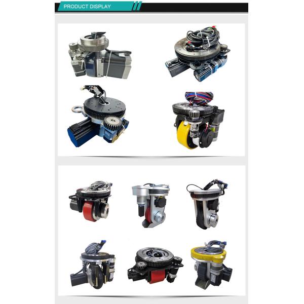 Shock Absorbing Heavy Duty AGV Steering Wheel For Automated Vehicle