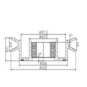 142mm TOYOTA 10PA17C Car AC Clutch 12V 1B Sitting 3