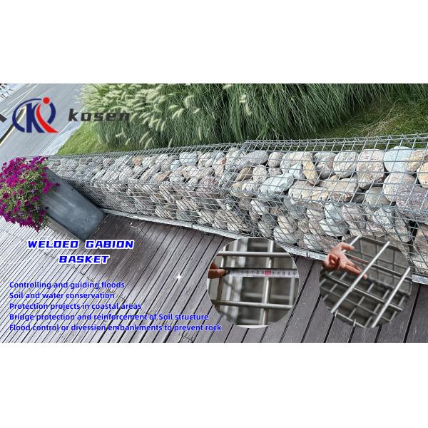 Hot Dipped Galvanized Material Gabion Stone Cage for Gabions Box Galvanized Iron Wire