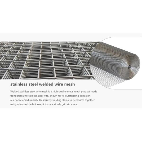 Heavy Duty Galvanized Welded Wire Mesh Fencing Panels 1/2 Inch