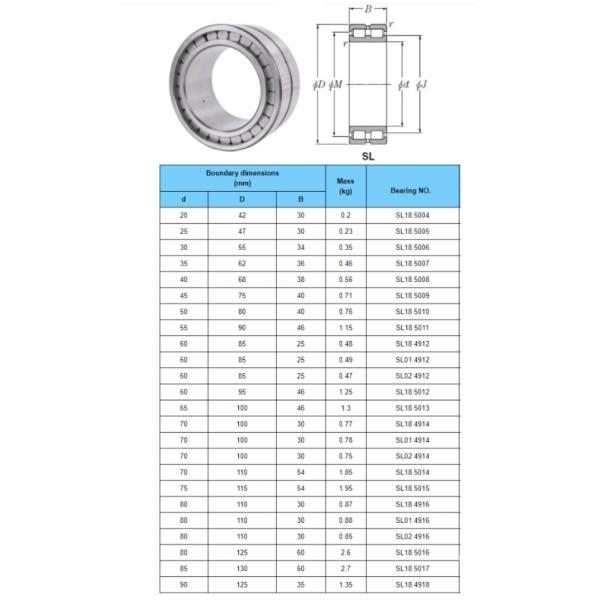 High Speed Car Bearings NU408.C4 NUP2311.C3 Cylindrical Roller Bearing