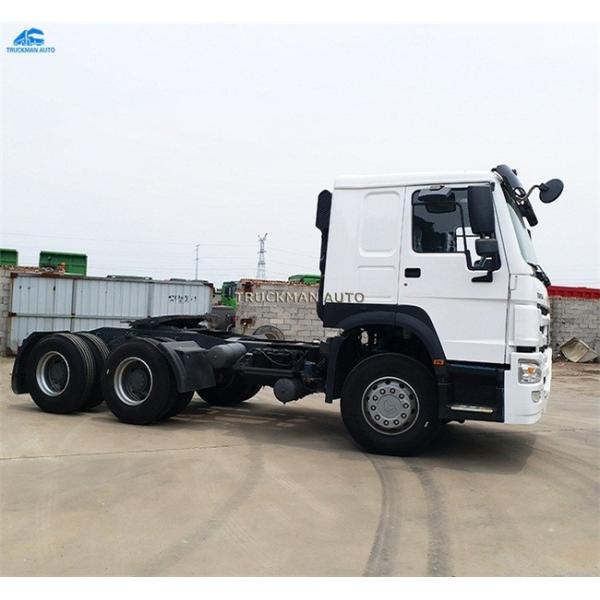 50 Tons Used Howo Dump Truck , Used Flatbed Trucks Prime Mover Truck Head