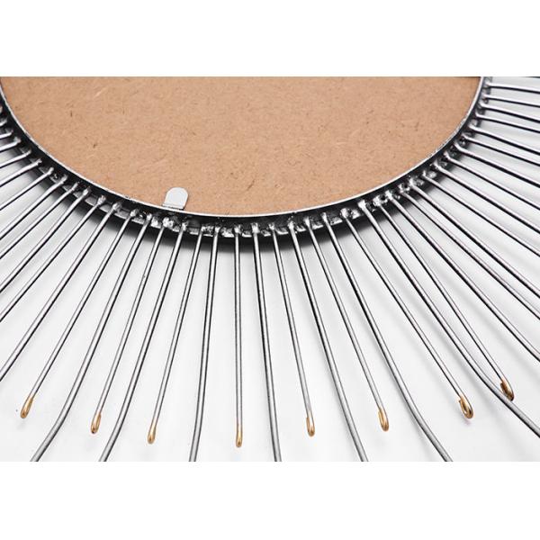 Sunburst Dotted Metal Wall Art Mirror