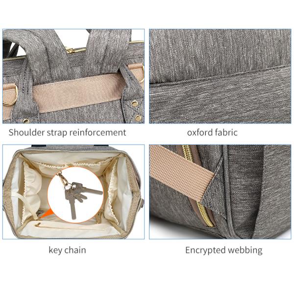 Oxford Fabric Tactical Diaper Bag Backpack With Changing Pad