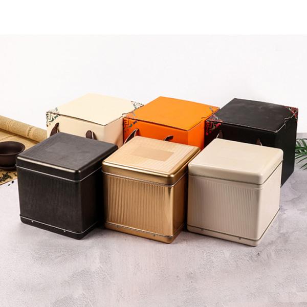 OEM 0.35mm Thickness Gift Tin Cans CMYK Printing