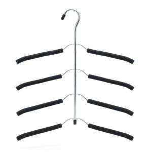 Buy cheap 4 Layers Metal Space Saving Hangers With Foam Padded from wholesalers