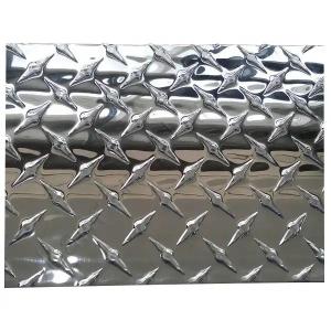 Cheap 8mm Aluminum Diamond Plate Sheet Metal Embossed Perforated Aluminium Checker Plate Sheet wholesale