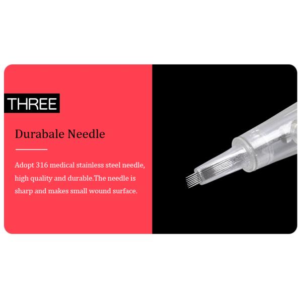 Stainless Steel Tattoo Cartridge Needles for Permanent Makeup