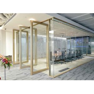 China Glass Door Pivot Door Revolving Dimming Smart Door Customized Partition Wall With Door on sale