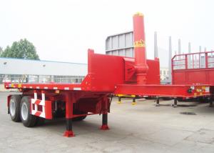 China CIMC 40ft or 20 ft container tipper truck trailer dump triper truck trailer with jost support leg on sale