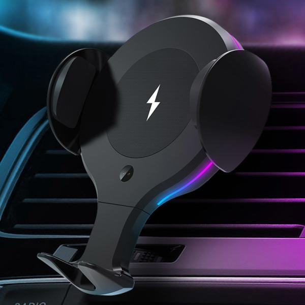 Smart Sensor 110 KHZ Car Mount Wireless Charger For Iphone 12 Pro Max