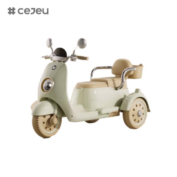 CJ-689-2 6V4 One-button start/early education function/USB/light/with storage box,Electric car for kids for boy and girl