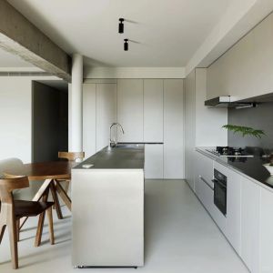 Complete Aluminum Kitchen Cupboards Set Modern Custom Stainless Steel Kitchen