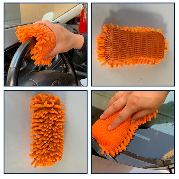 Mini Soft Chenille Brush For Car Windshield Cleaning