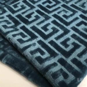 Cheap Bedding Pillowslip Blanket Fleece Fabric Brushed Geometric wholesale