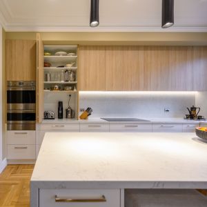 Grain Kitchen Cabinets Island White Melamine Modern Wood Kitchen Cabinets