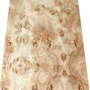 Cheap Customized Mapa Burl Veneer Sheets 0.6mm Thickness Smooth Surface wholesale