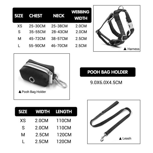 Dog Velvet Collar Leash Harness Set Luxury Collar Set Pet Leash Poop Bag OEM ODM Accepted