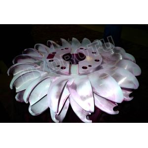 Forged CNC Pelton Turbine Runner