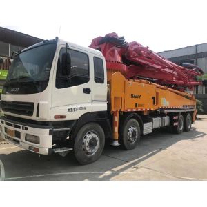 287KW Used Concrete Pump Truck 46 Meter For Construction