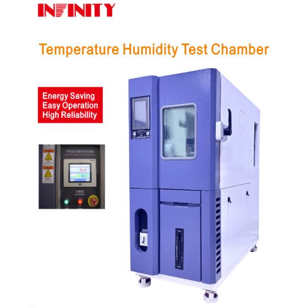 Refrigeration Compressor Programmable Constant Temperature Humidity Test Chamber With Window Lighting Device