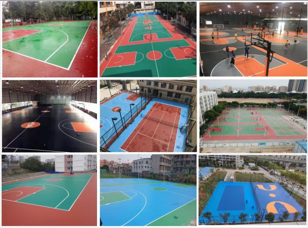 ISO IAF Certificated Self Knot Pattern Outdoor Jogging Track Eco-Friendly