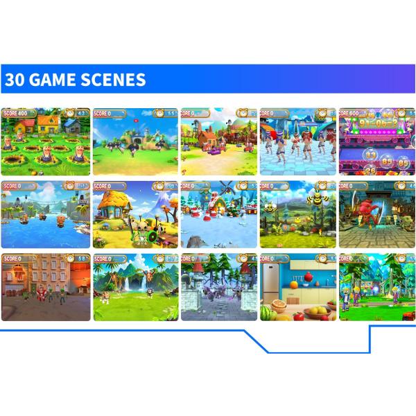 High-Resolution Interactive Smash Ball Fun Wall Projection Game Leisure Spots