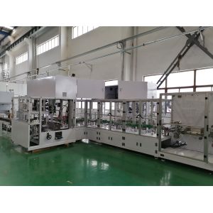 China Female Sanitary Napkin Stacker Machine / Disposable Baby Nappies Stacker on sale