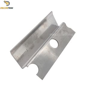 SS316 Stainless Steel Transition Strip , 12mm Flooring Edging Trim