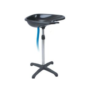 WT-6742 Black Hair Wash Basin , Salon Storage Cart Adjustable Height