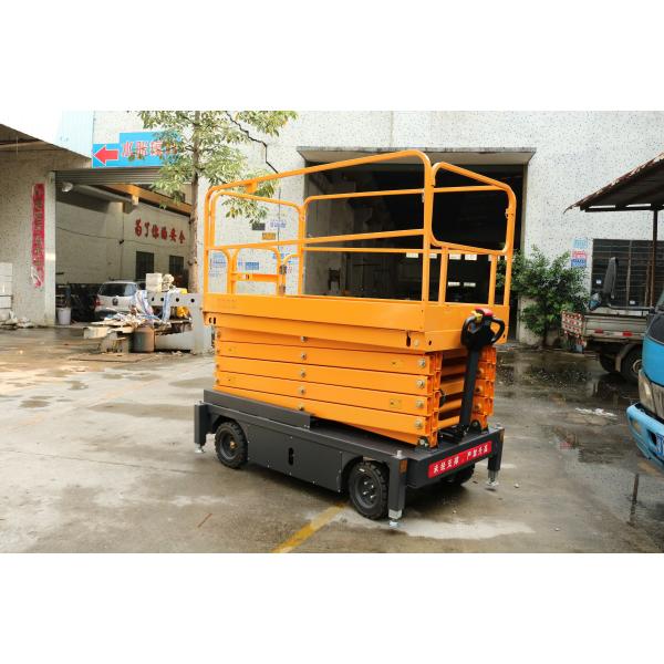 High Strength Steel Mobile Scissor Lift Platform For Aerial Working