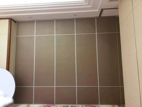 Quality Finished Melamine Decorative Wooden Partition Wall / Folding Sliding Doors for sale