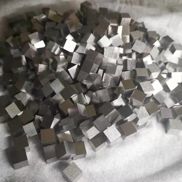 Density 19.2g/Cm3 Pure Tungsten Cube 10mm For Weight Balancing