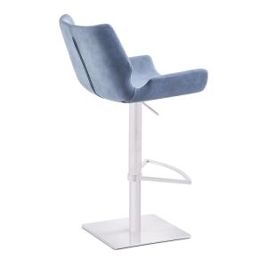 Cheap Square Steel Base Gas Lift 57x50x109cm High Stools Chair wholesale