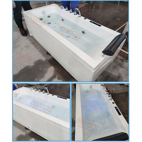 5 Foot Acrylic Air Jet Whirlpool Bathtubs 60 X 30 60 X 32 60 X 36
