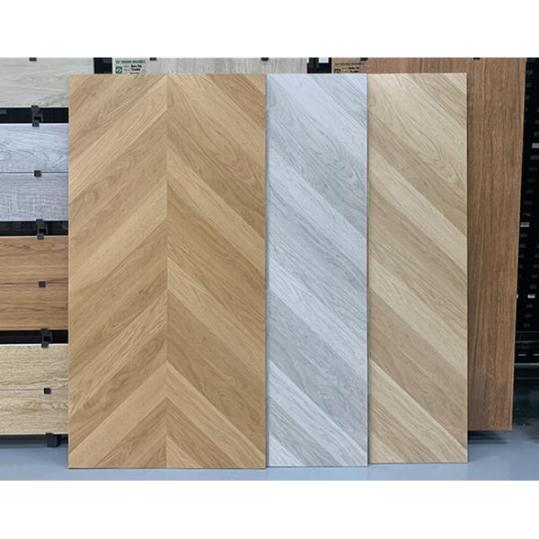 600*1200mm Wood Effect Porcelain Tiles Non Slip Glazed For Living Room