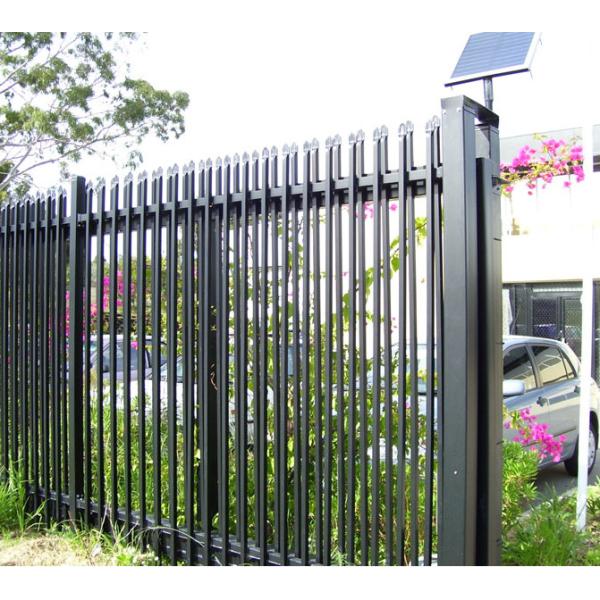 Hot Dipped Galvanized 2100x2400mm Steel Tubular Fencing For Security