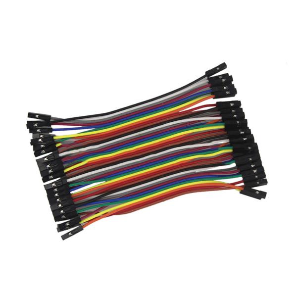 Copper PVC 10cm 20cm Breadboard Jumper Cable Male To Female
