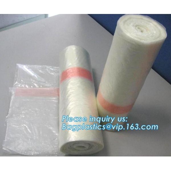 Pva Water Soluble Trip Laundry Bags Pva Plastic Bag, Disposable Water Soluble PVA Bag For Hospital Infection