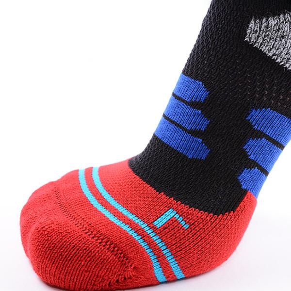 Custom Terry Cushioned Basketball Socks Colorful Athletic Performance Socks