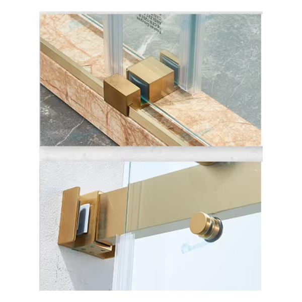 Waterproof Glass Sliding Door Fittings Scratch Resistant Shower Door Runners