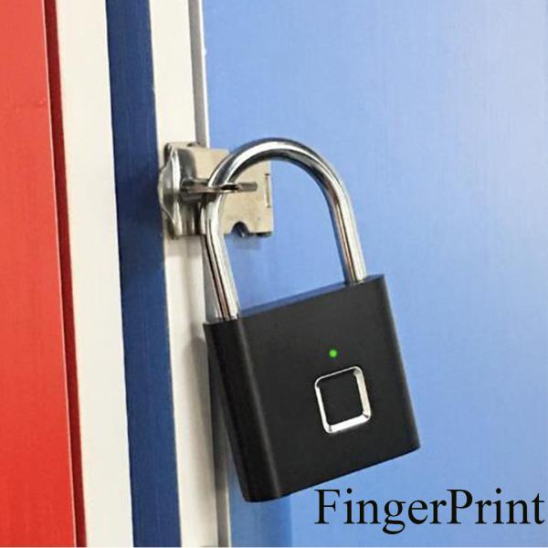 Intelligent Smart Lock Fingerprint Padlock Zinc Alloy Material