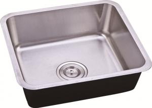 Cheap Inox Undermount Stainless Steel Sink Bowl / Stainless Steel One Bowl Kitchen Sink wholesale