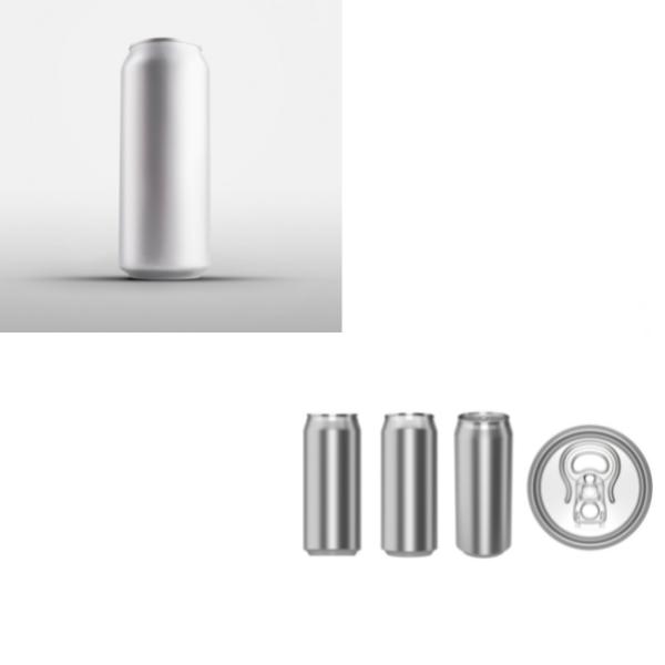 Food Grade Naked Color Aluminum Beverage Packaging Beer Cans 250ml