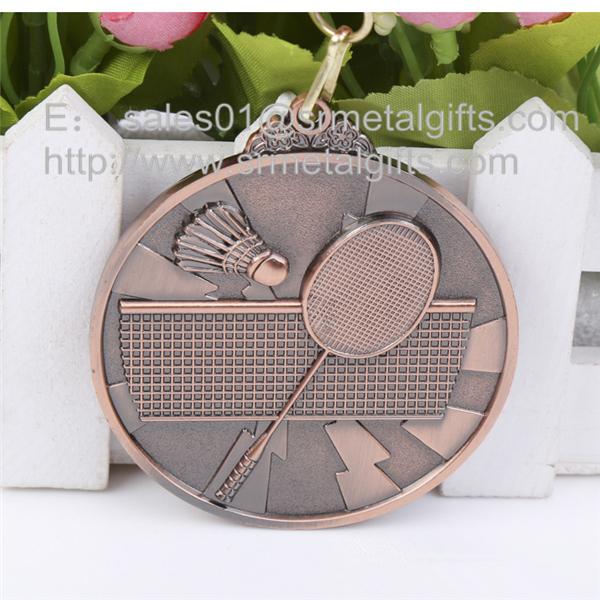 metal blank badminton medals